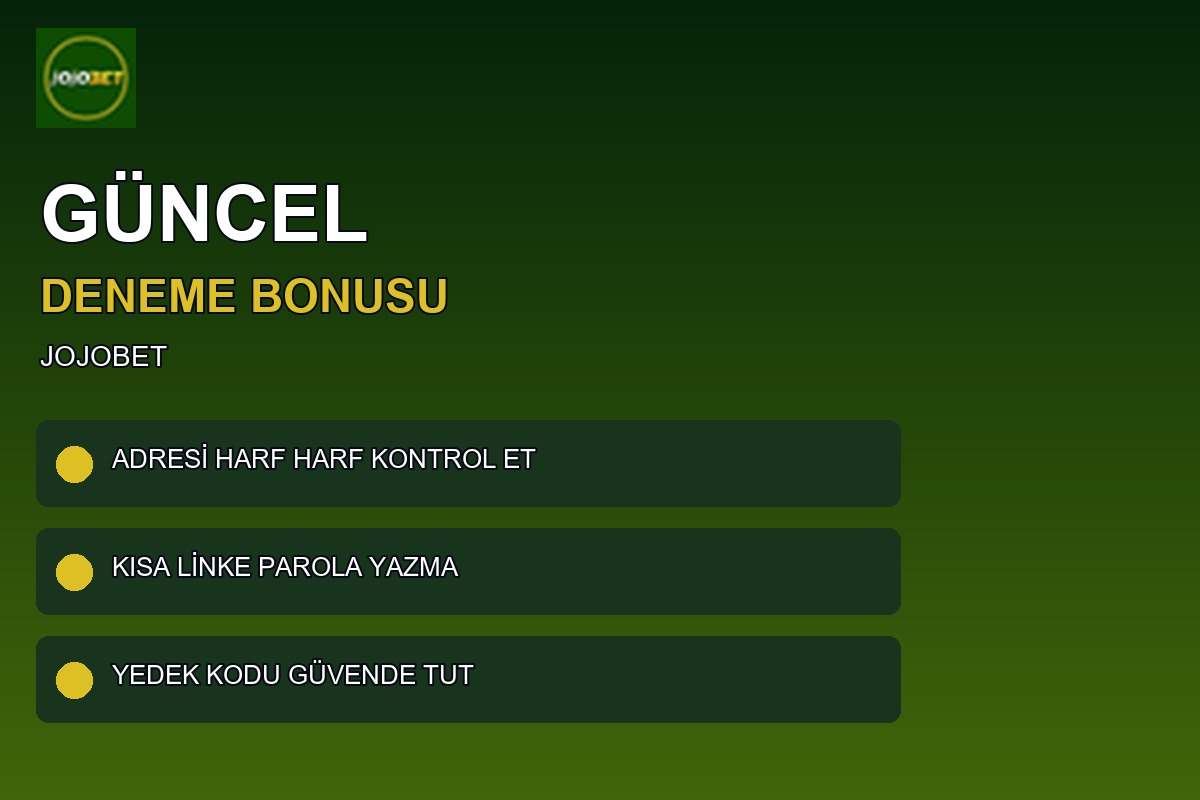Jojobet güvenlik görseli